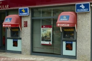 Geldautomaten auf Gran Canaria